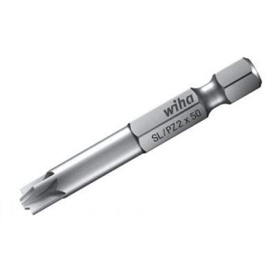WH-32497 Бита Professional форма E 6,3 XENO-шлиц/Pozidriv SLPZ2 x 70 мм 32497 WIHA