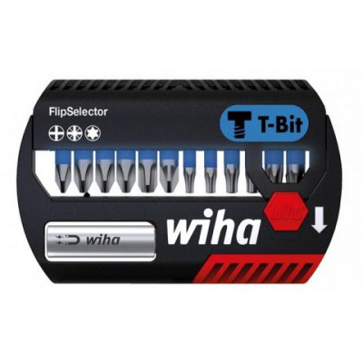 WH-41824 Набор бит Т-Bit FlipSelector 25 мм смешанный 13 шт. 41824 WIHA