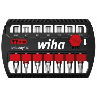 WH-42116 Набор бит BitBuddy 49 смешанный 7 шт. 42116 WIHA
