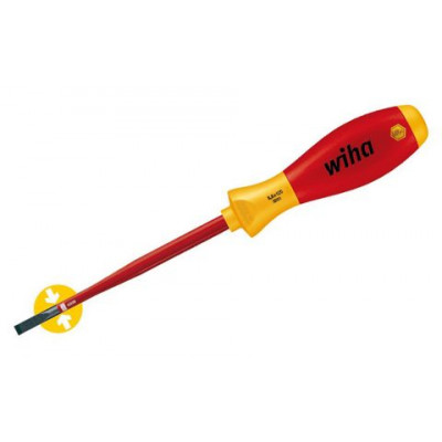 WH-35501 Шлицевая отвертка SoftFinish electric slimFix SL4,5 x 125 мм 35501 WIHA WH-35501 Шлицевая отвертка SoftFinish electric slimFix SL4,5 x 125 мм 35501 WIHA