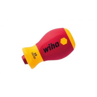 WH-41229 Укороченная рукоятка SoftFinish Stubby electric VDE в блистере 41229 WIHA
