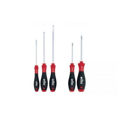WH-41488 Набор отверток для винтов со шлицем и Phillips 5 шт. 41488 WIHA WH-41488 Набор отверток для винтов со шлицем и Phillips 5 шт. 41488 WIHA
