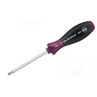 WH-29140 Отвертка MicroFinish® Phillips PH0 x 60 мм 29140 WIHA