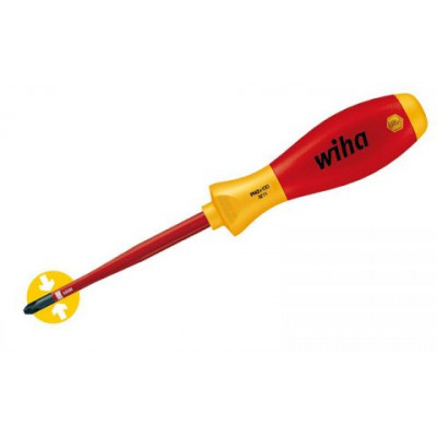 WH-35393 Отвертка SoftFinish electric slimFix Phillips PH1 x 80 мм 35393 WIHA
